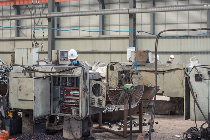 宜宾网架配件-锥头加工车间