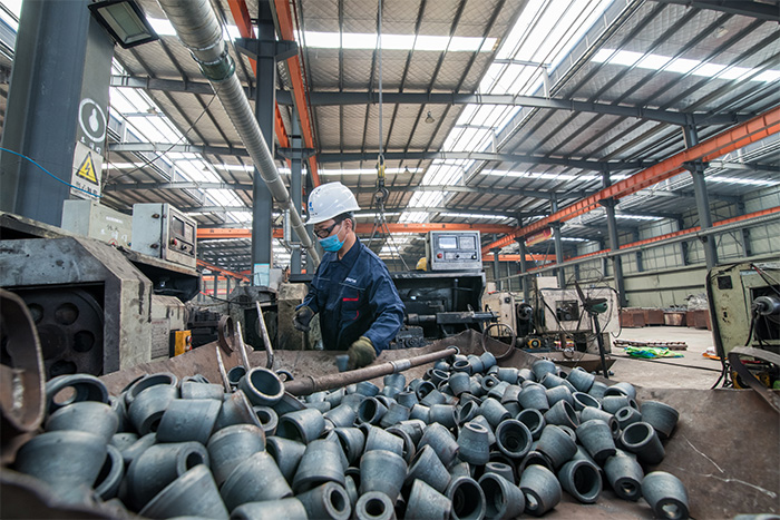 宜宾网架配件-锥头加工车间